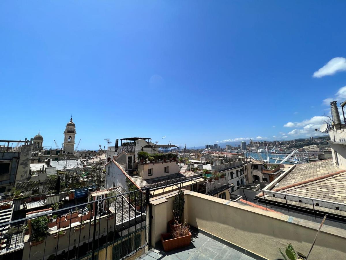 Ferienwohnung La Terrazza Del Porto Antico By Holiday World Genua Exterior foto