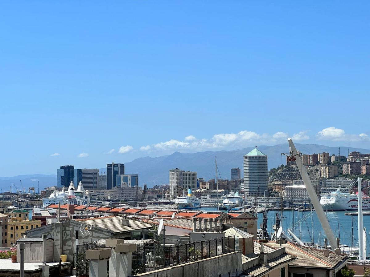 Ferienwohnung La Terrazza Del Porto Antico By Holiday World Genua Exterior foto